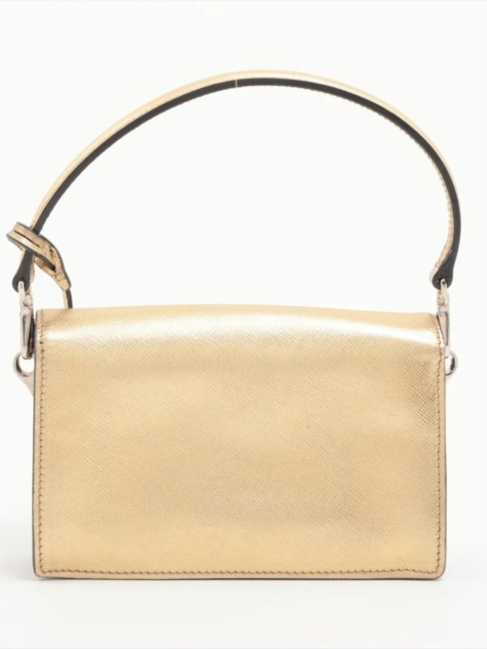 Prada Metallic Flap O33 MOG - Picture 2 of 13